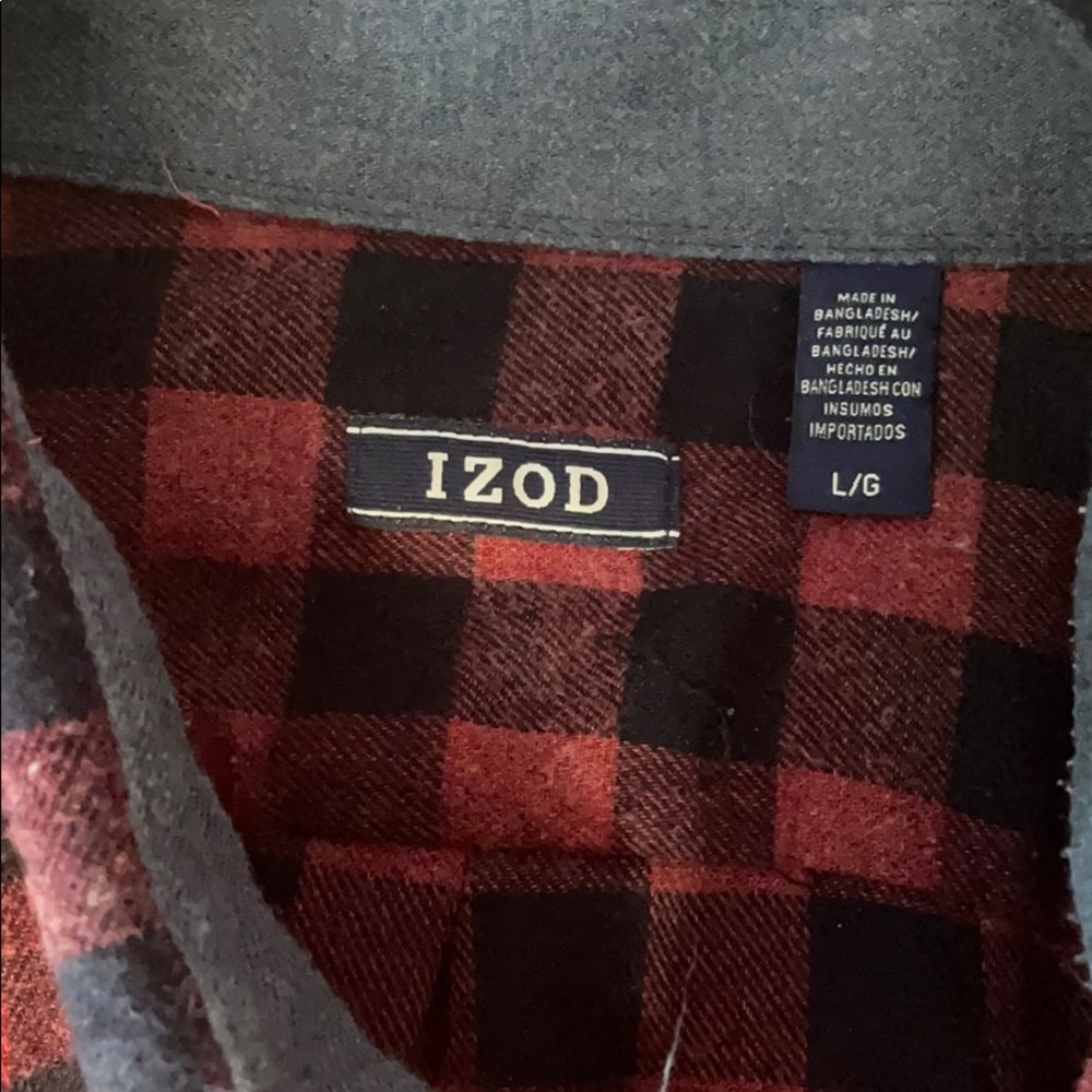 izod Men’s Flannel - Picture 3 of 3